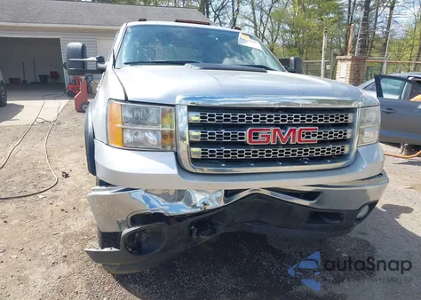 2014 GMC Sierra 2500Hd Slt из США, поврежденный, VIN 1GT121C87EF192186